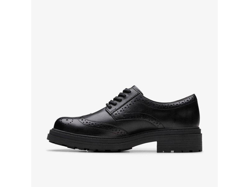 Clarks - Orinoco3 Derby Black Leather - Schwarz 