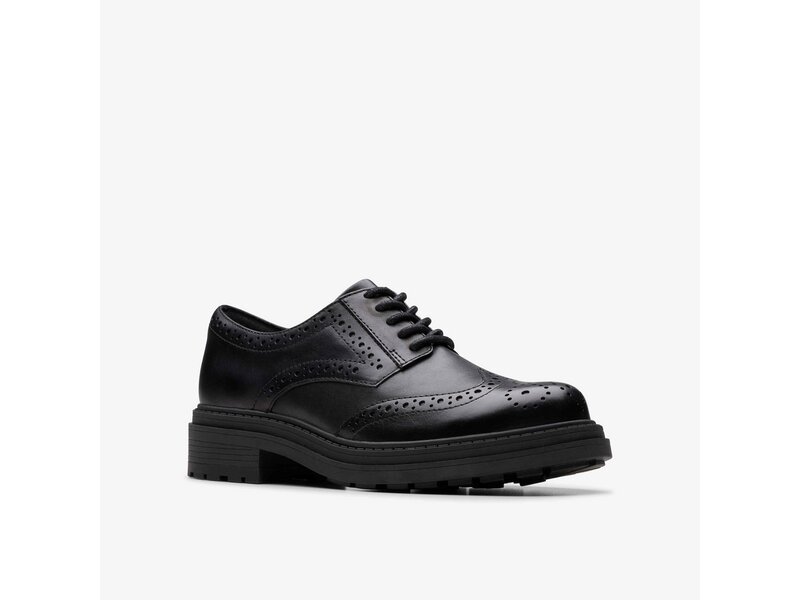 Clarks - Orinoco3 Derby Black Leather - Schwarz 