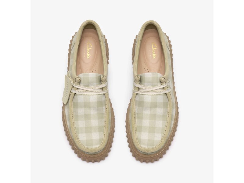 Clarks - Torhill Bee Sage Textile - Gr&uuml;n 