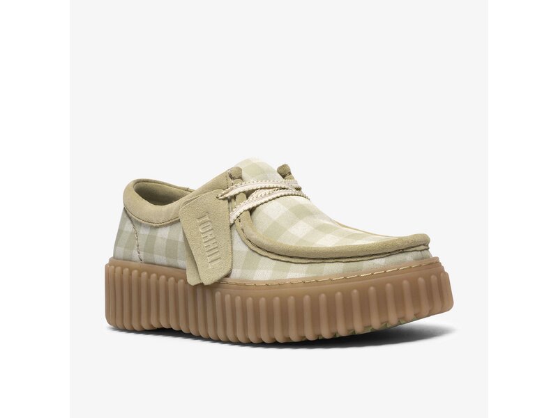 Clarks - Torhill Bee Sage Textile - Gr&uuml;n 