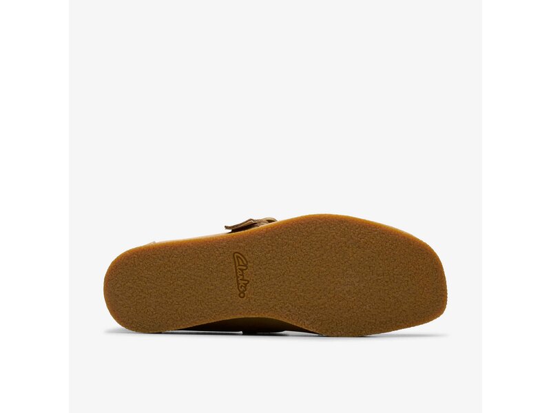 Clarks - WallabeeEVOBar Dark Sand Suede - Beige 