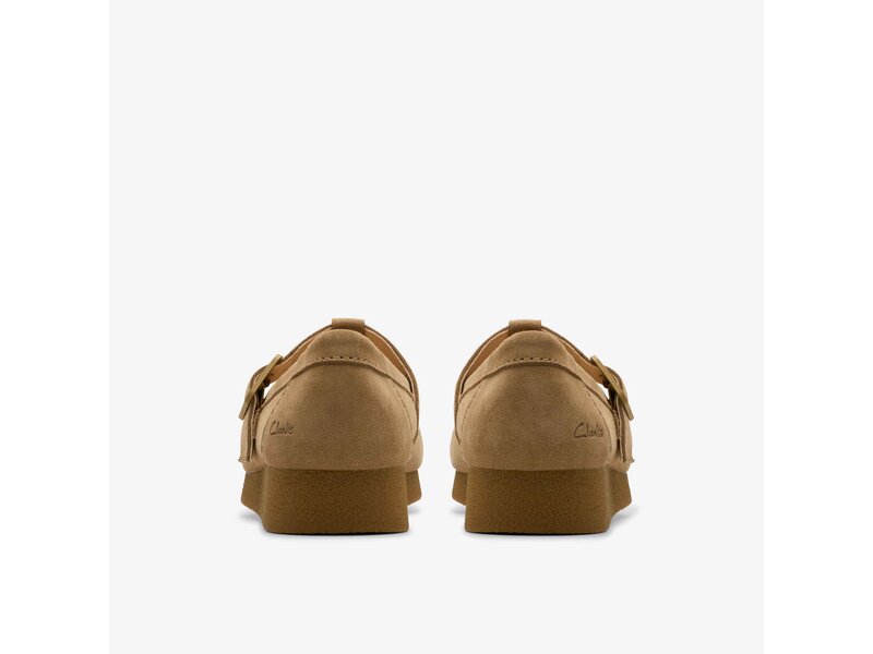 Clarks - WallabeeEVOBar Dark Sand Suede - Beige 