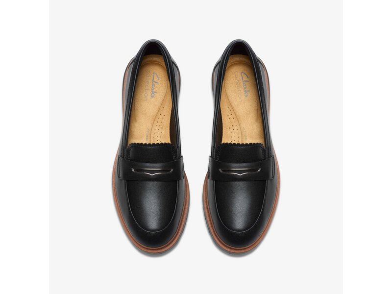 Clarks - Westlynn Glow Black Leather - Schwarz 