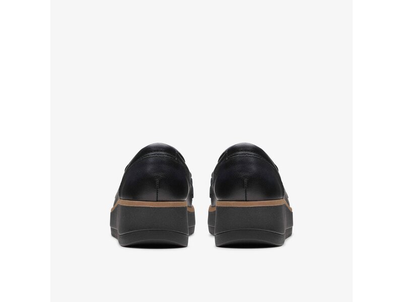 Clarks - Zylah May Black Leather - Schwarz 