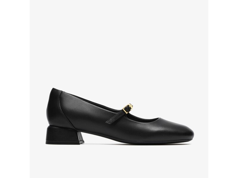 Clarks - Daiss30 Bar Black Leather - Schwarz 