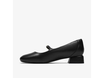 Clarks - Daiss30 Bar Black Leather - Schwarz