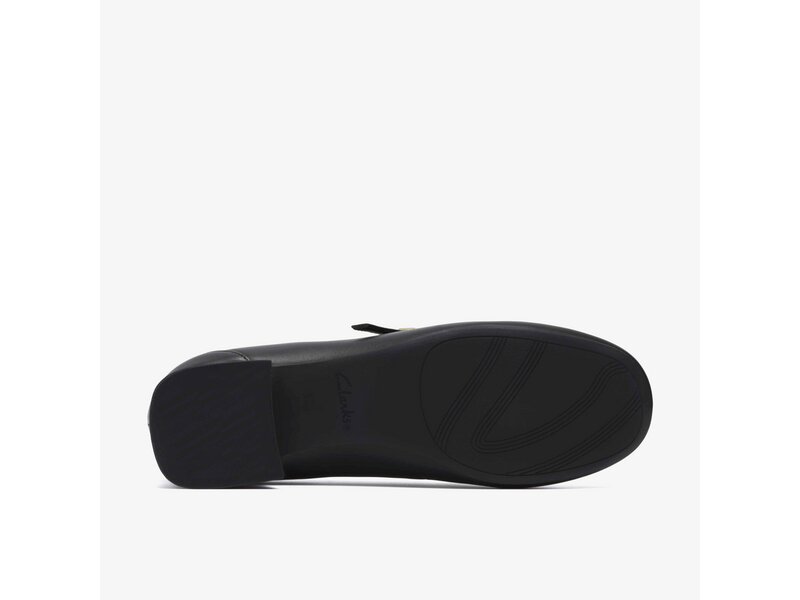 Clarks - Daiss30 Bar Black Leather - Schwarz 