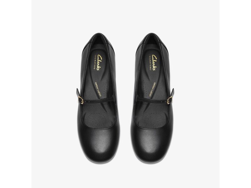 Clarks - Daiss30 Bar Black Leather - Schwarz 
