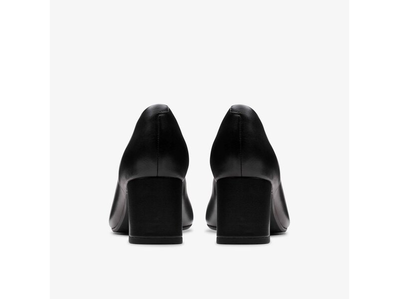 Clarks - Fernie Court Black Leather - Schwarz 