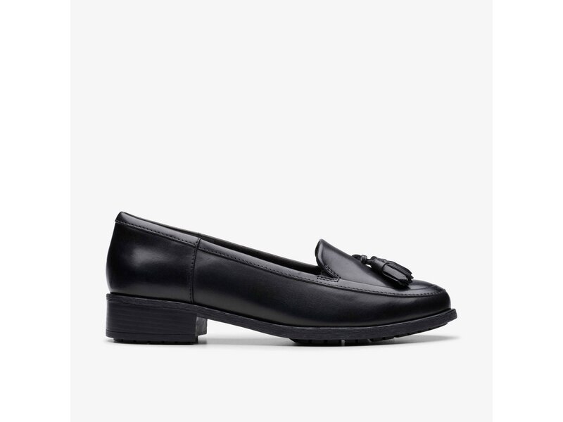 Clarks - Havisham Edge Black Leather - Schwarz 
