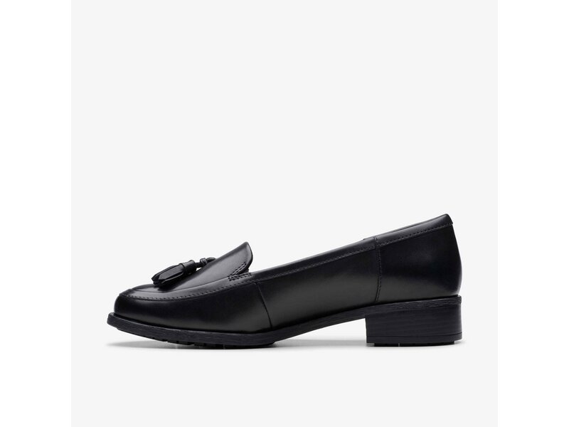 Clarks - Havisham Edge Black Leather - Schwarz 