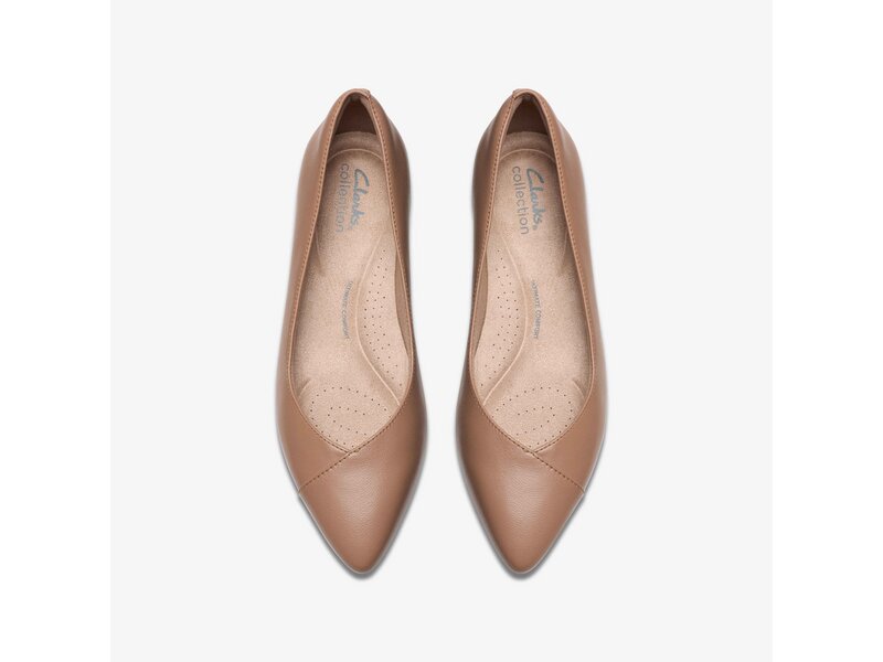 Clarks - Natalyn Wish Warm Beige Lea - Beige 