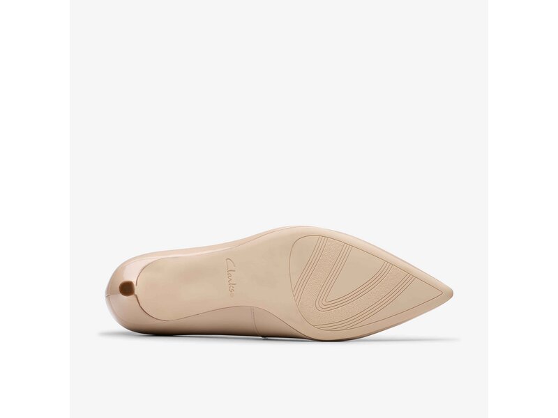 Clarks - Zarey Court Sand Patent - Beige 