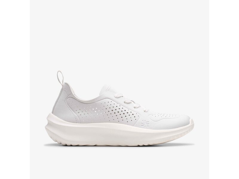Clarks - Solevana Tie Off White - Wei&szlig; 