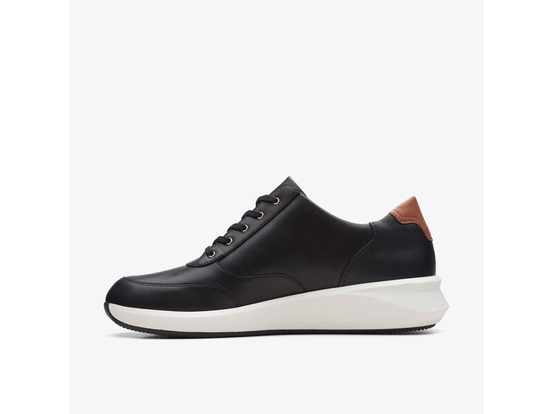 Clarks - Un Rio Zip Black Leather - Schwarz 