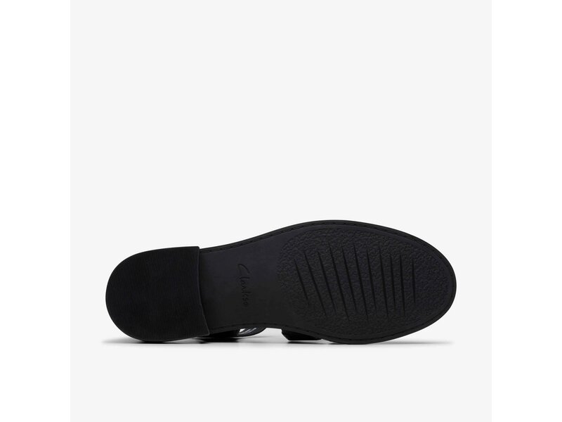 Clarks - Hana Sun Black Leather - Schwarz 