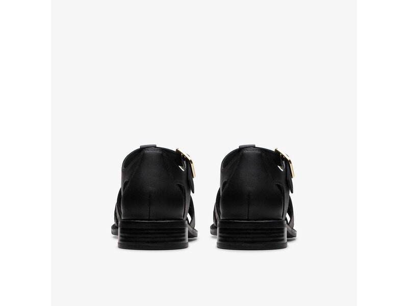 Clarks - Hana Sun Black Leather - Schwarz 