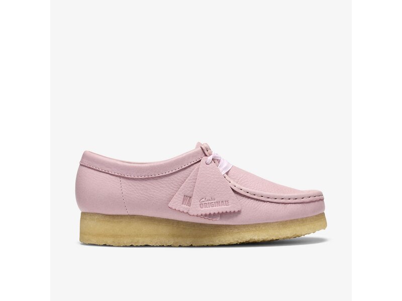 Clarks - Wallabee. Baby Pink Lea - Rosa 