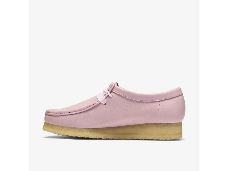 Clarks - Wallabee. Baby Pink Lea - Rosa 