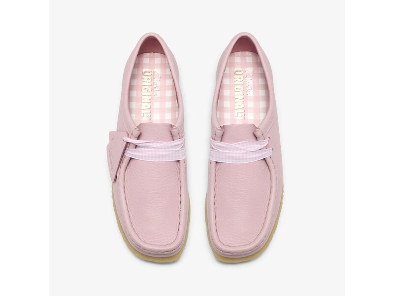 Clarks - Wallabee. Baby Pink Lea - Rosa 