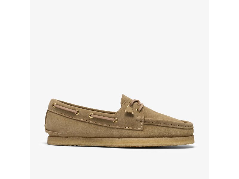 Clarks - Godney Boat. Maple Suede - Beige 