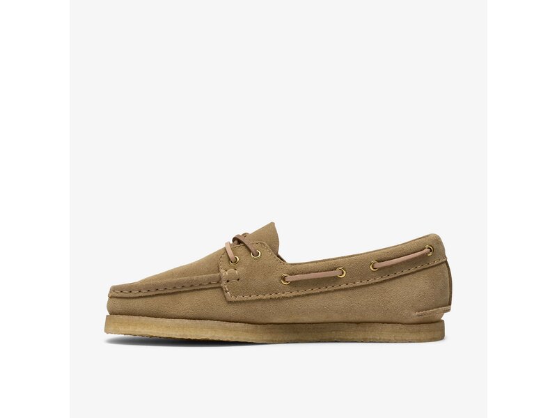 Clarks - Godney Boat. Maple Suede - Beige 