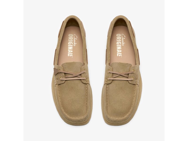 Clarks - Godney Boat. Maple Suede - Beige 
