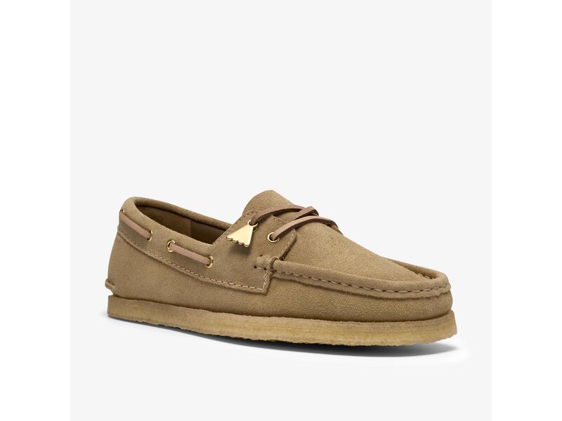 Clarks - Godney Boat. Maple Suede - Beige 