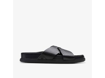 Clarks - Torford Cross Black Leather - Schwarz