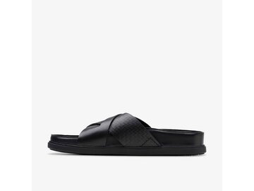 Clarks - Torford Cross Black Leather - Schwarz