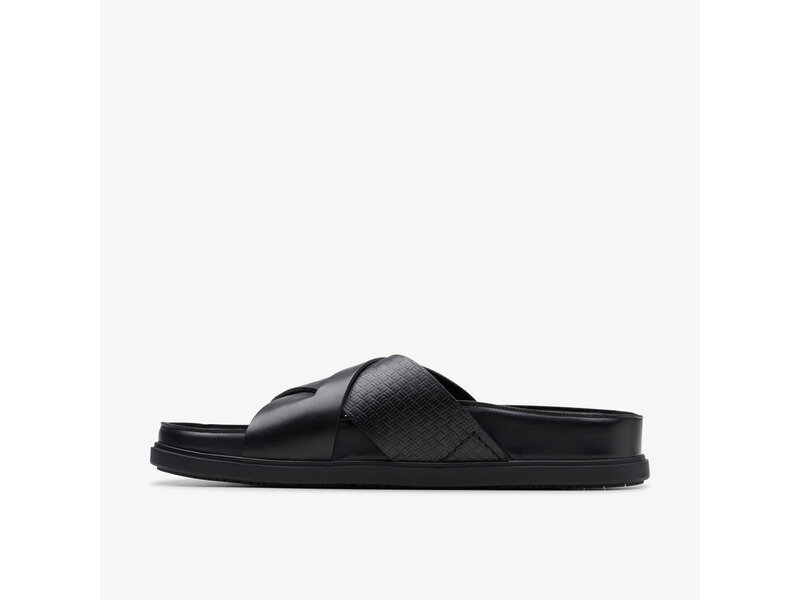 Clarks - Torford Cross Black Leather - Schwarz 
