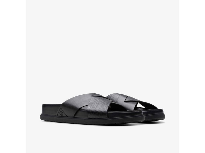 Clarks - Torford Cross Black Leather - Schwarz 