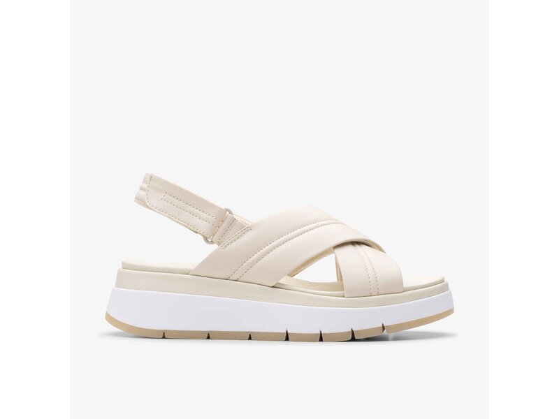 Clarks - Tuscan Cross Cream Leather - Beige 