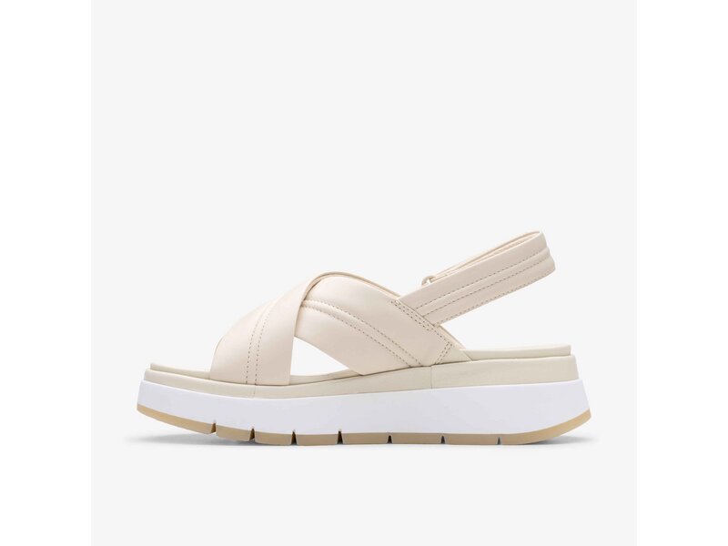 Clarks - Tuscan Cross Cream Leather - Beige 