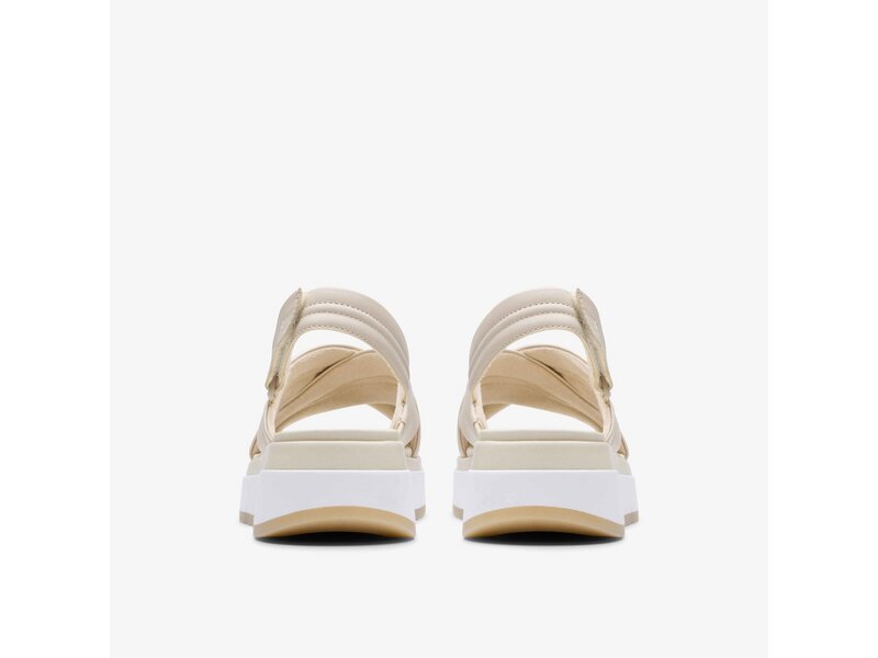 Clarks - Tuscan Cross Cream Leather - Beige 
