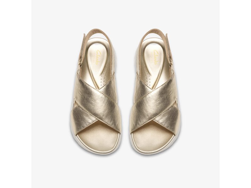 Clarks - DashLite Wish Gold Leather - Gold 