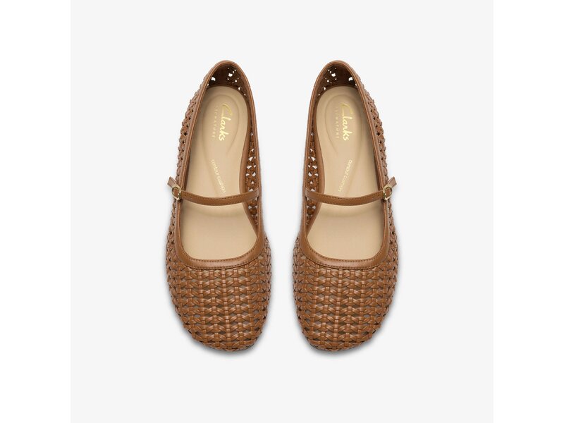 Clarks - Livia Sky Tan Weave - Braun 