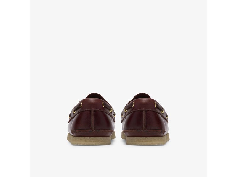 Clarks - Godney Boat British Tan Lea - Braun 