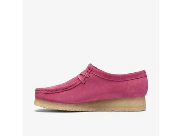 Clarks - Wallabee. Pink Interest - Rot