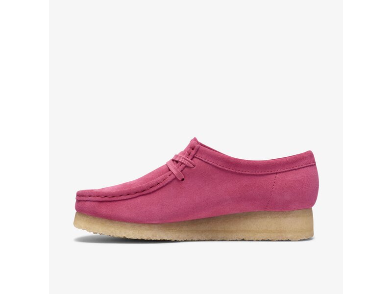 Clarks - Wallabee. Pink Interest - Rot 