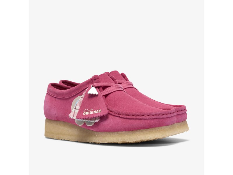 Clarks - Wallabee. Pink Interest - Rot 
