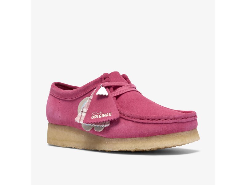 Clarks - Wallabee. Pink Interest - Rot 