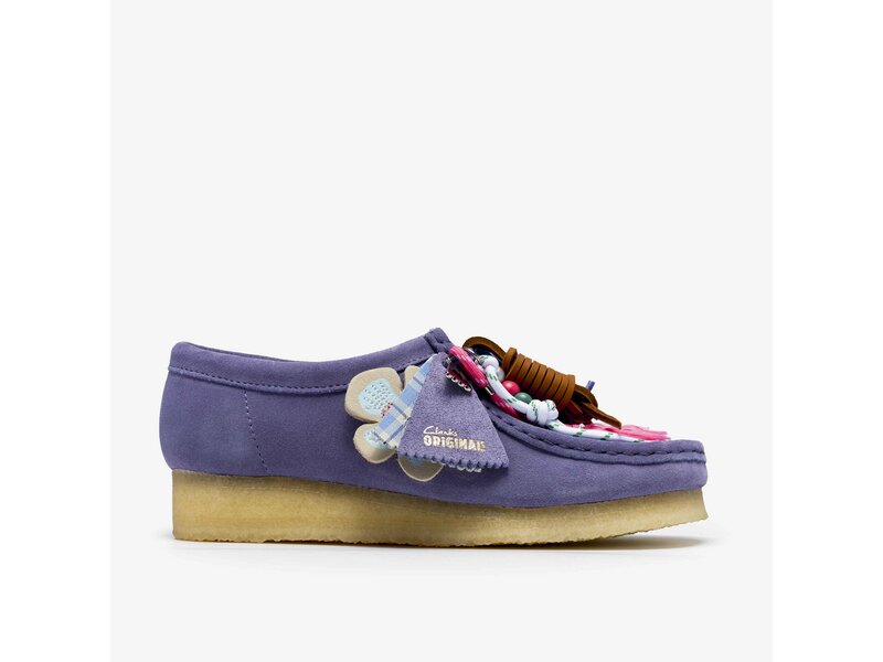 Clarks - Wallabee. Purple Interest - Blau 