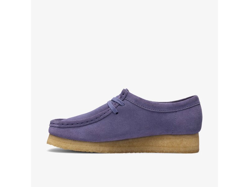 Clarks - Wallabee. Purple Interest - Blau 