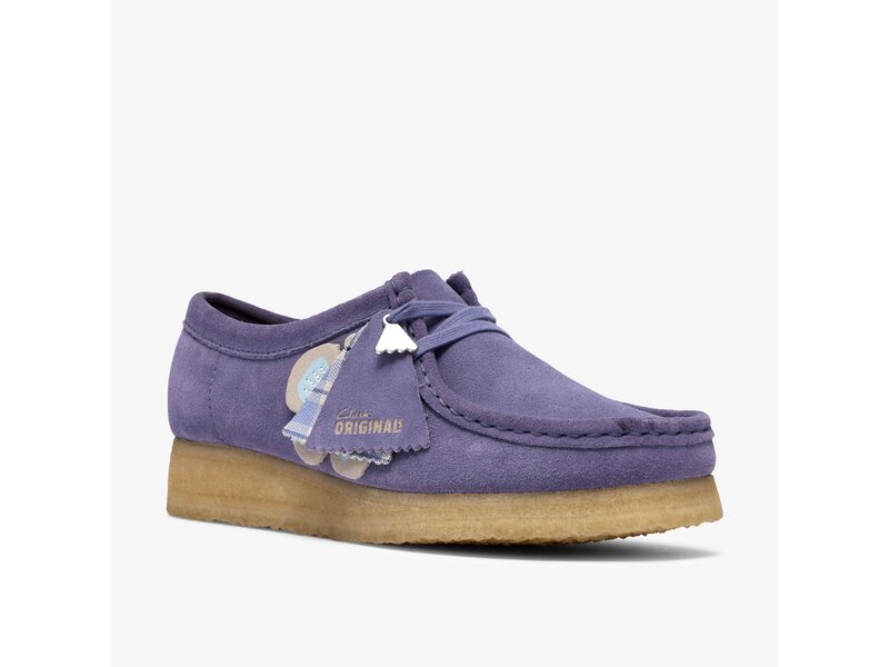 Clarks - Wallabee. Purple Interest - Blau 