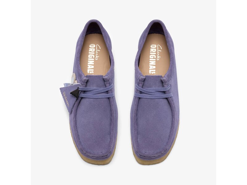 Clarks - Wallabee. Purple Interest - Blau 