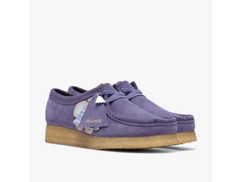Clarks - Wallabee. Purple Interest - Blau 