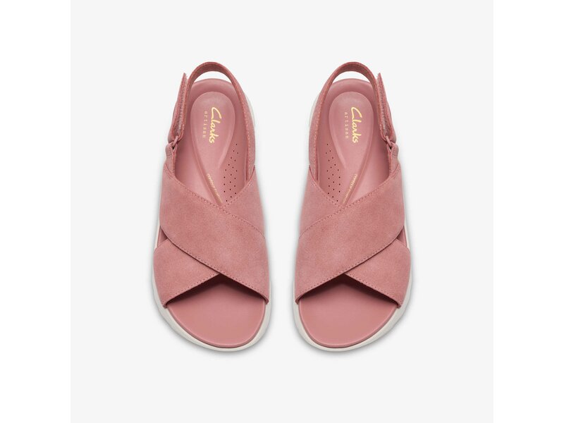 Clarks - DashLite Wish Pink Suede - Pink 