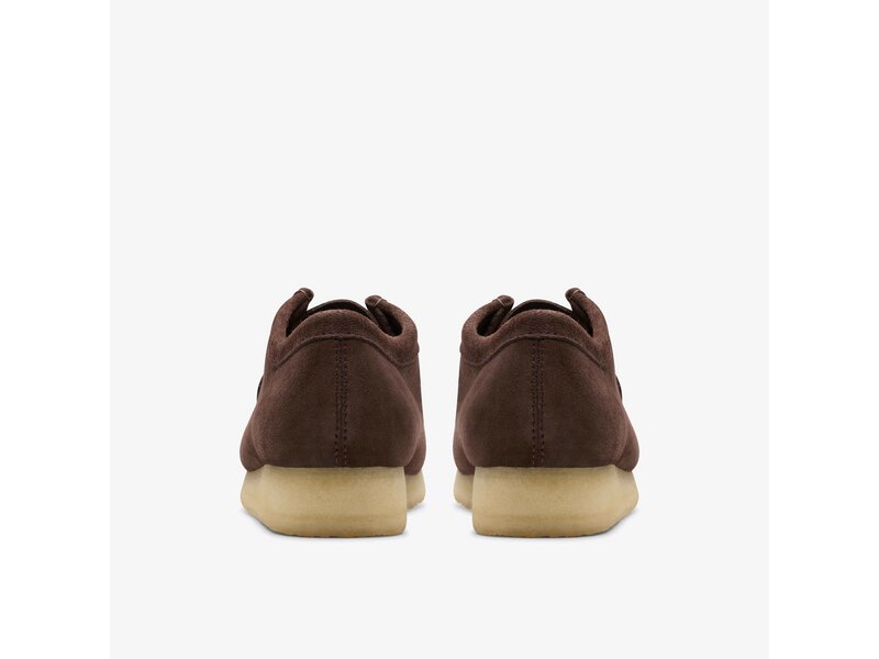 Clarks - Wallabee Dark Brown Suede - Braun 