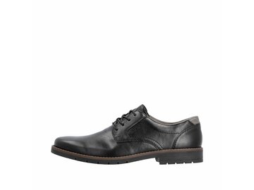Rieker - Schn&uuml;rhalbschuh - Schwarz